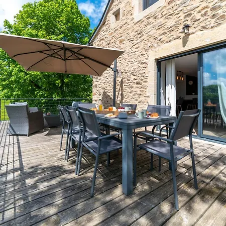 Les Combettes - Terrasse, Jardin & Proche Feriehus Moyrazes